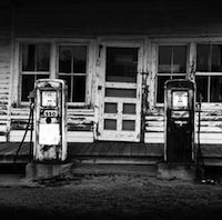 This is a thumbnail image of a gas station. Please click image to open in higher resolution with audio presentation